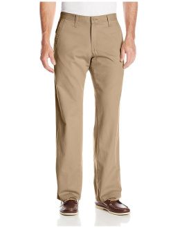 Men's Weekend Chino Straight Fit Flat Front Pant