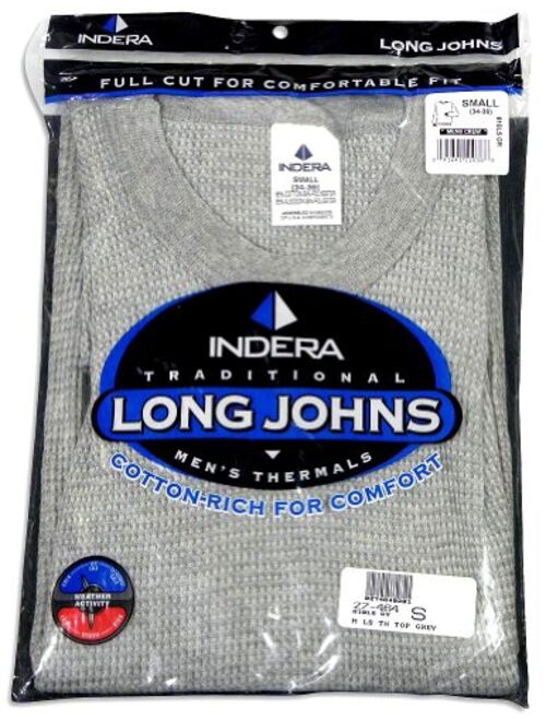 Indera - Mens Long Sleeve Thermal Top, 800LS