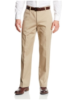 Men's Comfort Waist Custom Relaxed Fit Flat Front Pant