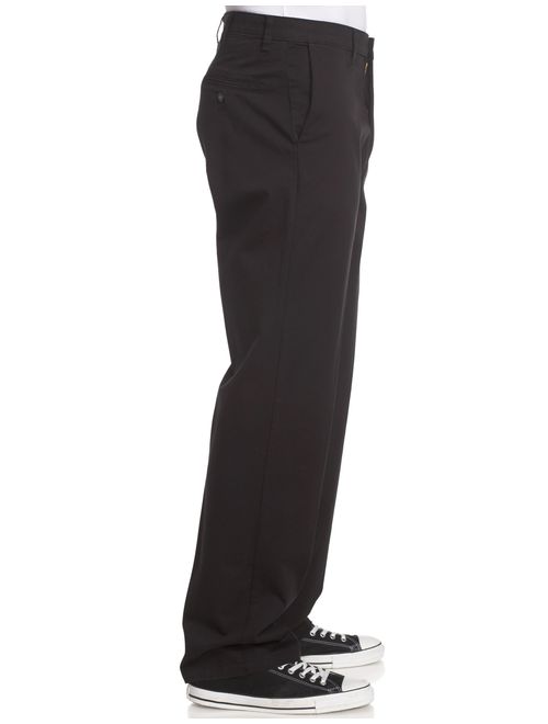 Lee Men's Comfort Waist Custom Relaxed Fit Flat Front Pant