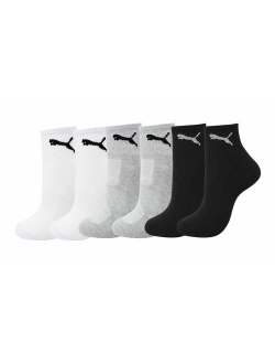 Men's 6-Pack Quarter Cut Socks