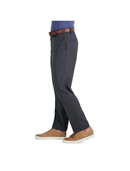 Haggar Men's Cool 18 Pro Slim Fit Flat Front Superflex Waistband Pant