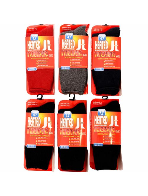 DEBRA WEITZNER Mens Thermal Socks - Insulated Heated Socks - Boot Socks For Extreme Temperatures