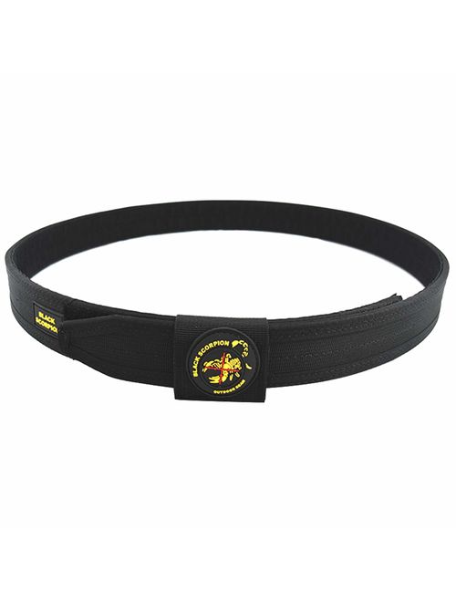 Black Scorpion Outdoor Gear Professional Heavy Duty Competition Belt for 3GUN, IPSC, USPSA Competitions. 3 Piece System Includes Inner Belt, Outer Belt, Belt Keeper