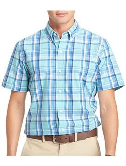 Men's Saltwater Short Sleeve Button Down Plaid Shirt