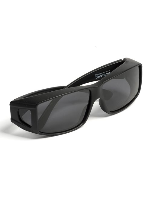 Sunglasses Over Glasses- Polarized Fitover Sunglasses with 100% UV Protection for Men or Women- Style 2 by Pointed Designs