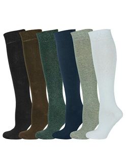 Mysocks Unisex Knee High Long Socks Plain