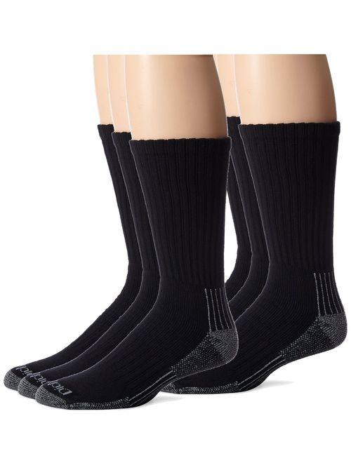 Dickies Men's Heavyweight Cushion with Ankle and Arch Compression Work Crew Socks