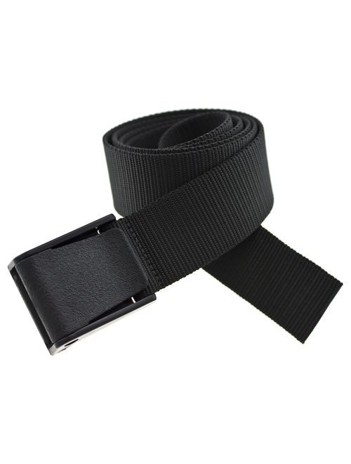 Thomas Bates Titan Big and Tall Extended Size Up to Size 60 Men's Metal Free Heavy Duty Web Belt Made in the USA