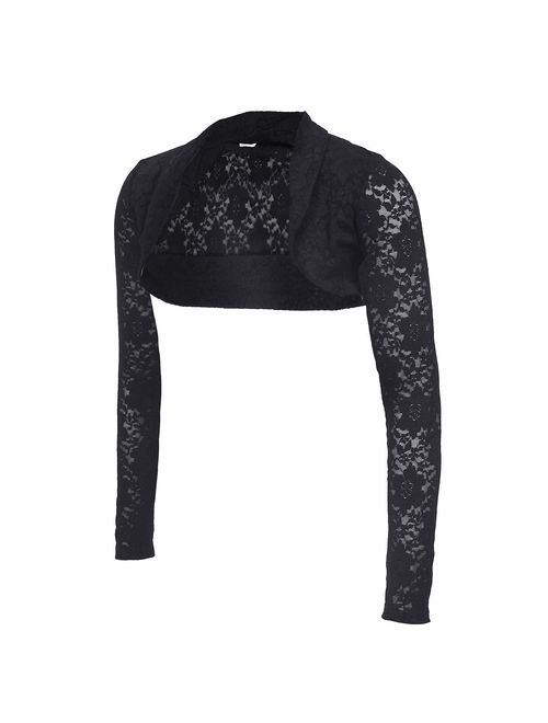 Buy HDE Open Front Shrugs for Women Long Sleeve Bolero Cropped Cardigan  Sweater S-4X online | Topofstyle