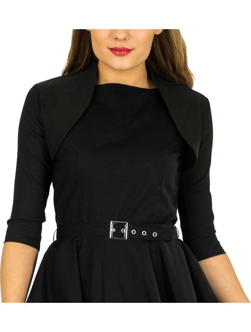 BlackButterfly Tailored 3/4 Sleeve Bolero