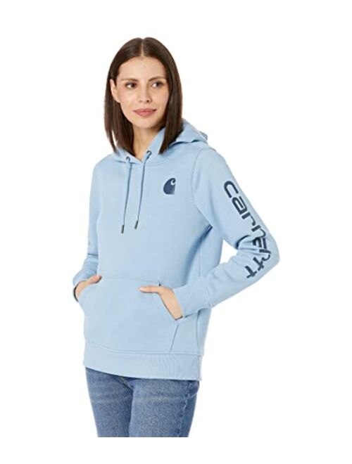Carhartt Womens Clarksburg Graphic Sleeve Pullover Sweatshirt Regular and Plus Sizes 