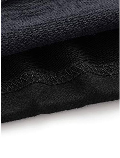 SweatyRocks Women's Casual Long Sleeve Colorblock Pullover Sweatshirt Crop Top