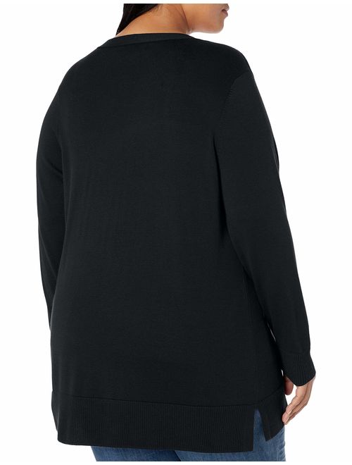Amazon Essentials Women's Plus Size Lightweight Open-Front Cardigan Sweater