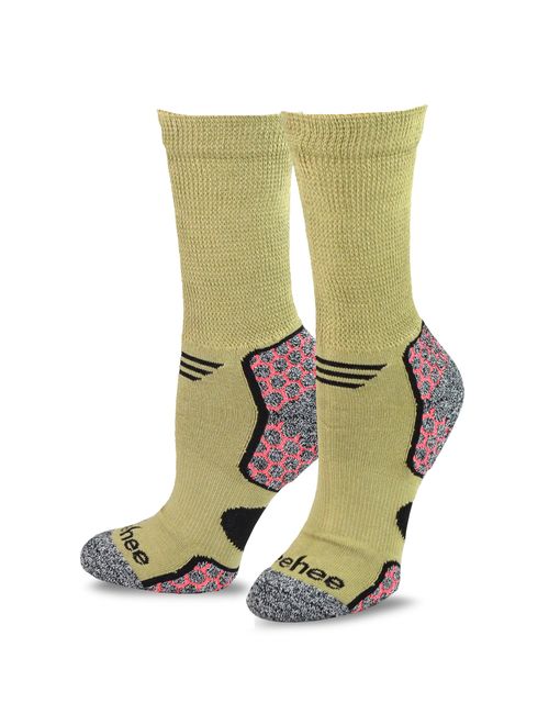 TeeHee Viscose from Bamboo Diabetic Crew Socks 3-Pack