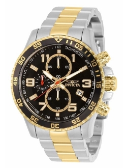 Men's 14876 Specialty Chronograph 18k Gold Ion-Plated and Stainless Steel Watch