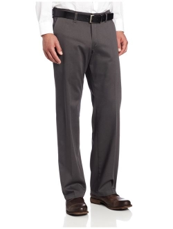 Men's Comfort Waist Custom Straight Fit Flat Front Pant