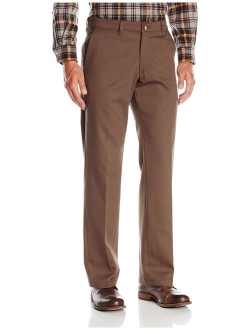 Men's Comfort Waist Custom Straight Fit Flat Front Pant