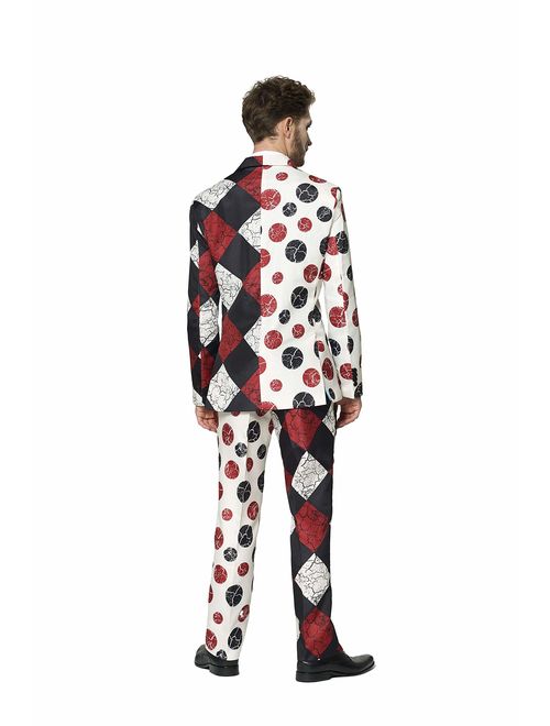 Suitmeister Everyday Suits for Men in Different Prints - Comes with Jacket, Pants and Tie with Fun Prints