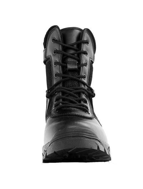 Maelstrom Men's LANDSHIP 8 Inch Military Tactical Duty Work Boot with Zipper