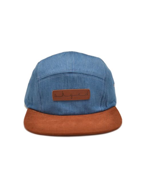Skyed Apparel 5 Panel Hat Collection with Genuine Leather Strap (Multiple Colors)