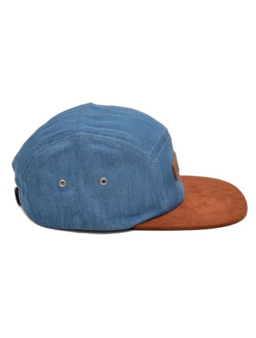 Skyed Apparel 5 Panel Hat Collection with Genuine Leather Strap (Multiple Colors)