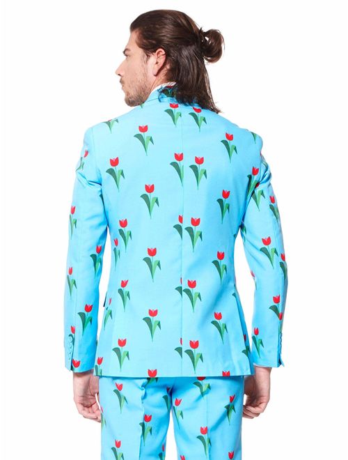 OppoSuits Men's Poker Face Party Costume Suit
