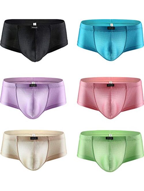 Buy iKingsky Men's Cheeky Thong Underwear Sexy Mini Cheek Boxer Briefs  online