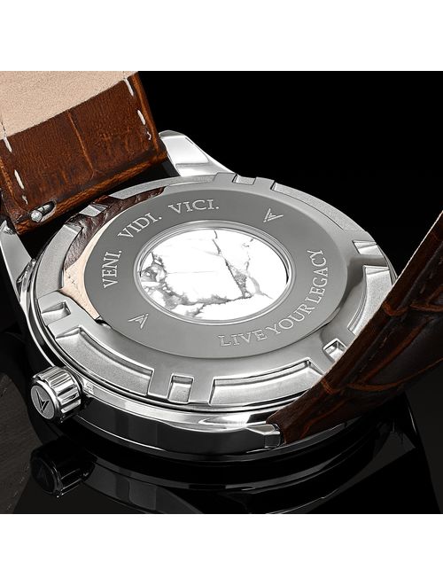Vincero Luxury Men's Kairos Wrist Watch - 42mm Analog Watch - Japanese Quartz Movement...