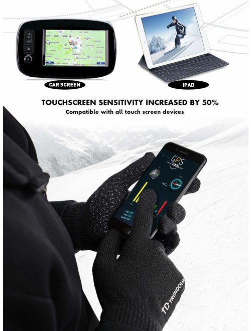 Accessories TRENDOUX Winter Gloves Men Women Unisex Touch Screen ...