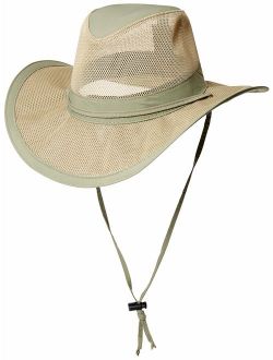 Dorfman Pacific Men's 1 Piece Suplex Pinch Front Safari Hat