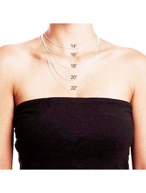 Yofair Custom Vertical Bar Necklace Personalized 925 Sterling Silver Couple Engraved 3D Bar Pendant Jewelry for Men Women