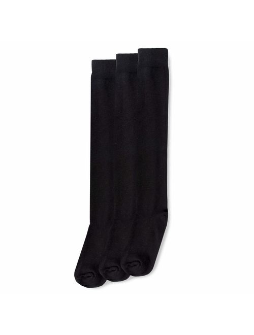Hue Women's Flat Knit Knee Sock 3 Pack