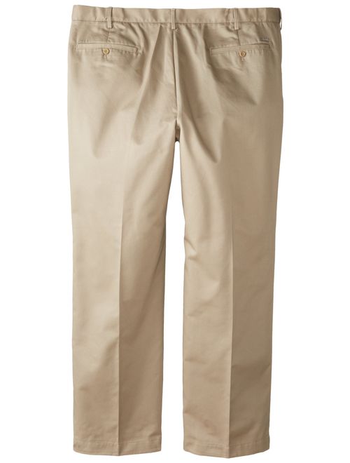IZOD Men's Big and Tall American Chino Double Pleated Pant