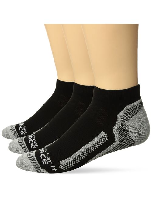 Carhartt Men's 3 Pack Low Cut Force Work Socks