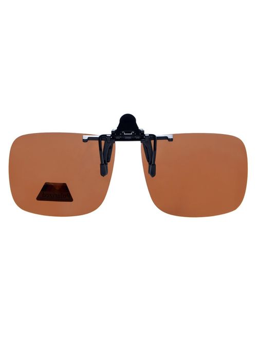 Eyekepper Large Polarized Flip up Sunglasses Clip on