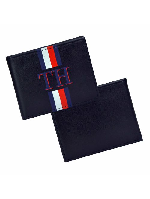 Tommy Hilfiger Men's Leather Wallet-Bifold with RFID Blocking Protection