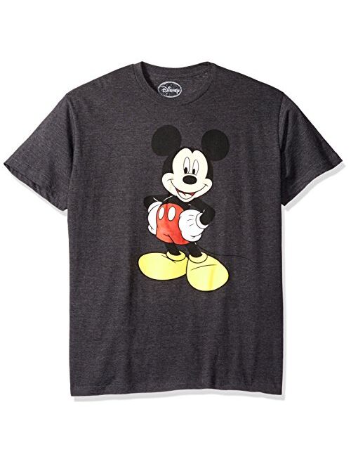 Disney Men's Classic Mickey Mouse Full Size Graphic Short Sleeve T-Shirt