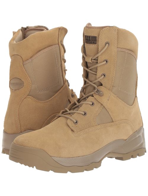 5.11 Tactical ATAC Men's 8" Leather Jungle Combat Military Coyote Boots, Style 12110