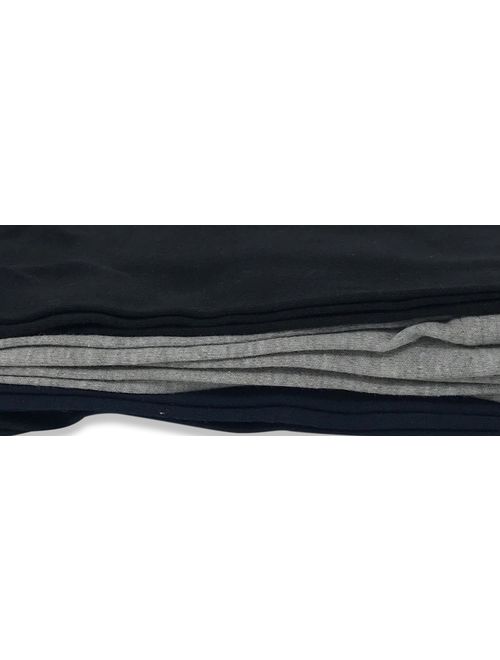 ANDREW SCOTT Men's 3 Pack Premium Cotton Top Base Layer Long Sleeve Crew Neck Shirt