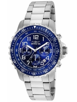 Men's 6621 II Collection Chronograph Stainless Steel Silver/Blue Dial Watch