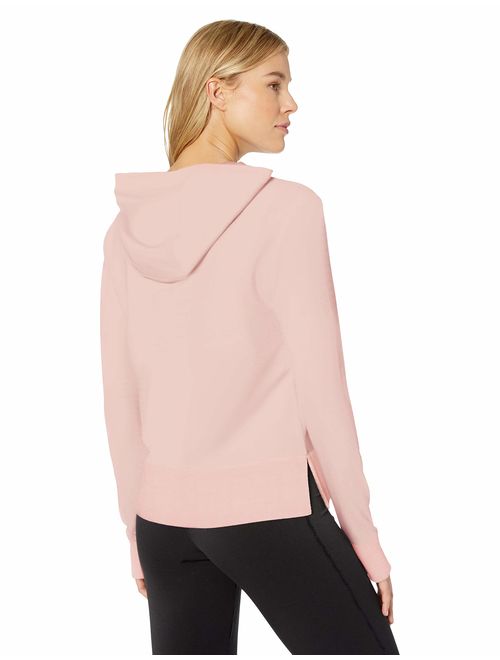 Amazon Essentials Women's Studio Terry Long-Sleeve Convertible Hood Shirt