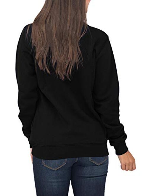 Malaven Womens Quarter Zip Sweatshirts Long Sleeve Pullover Sweatshirts with Pockets