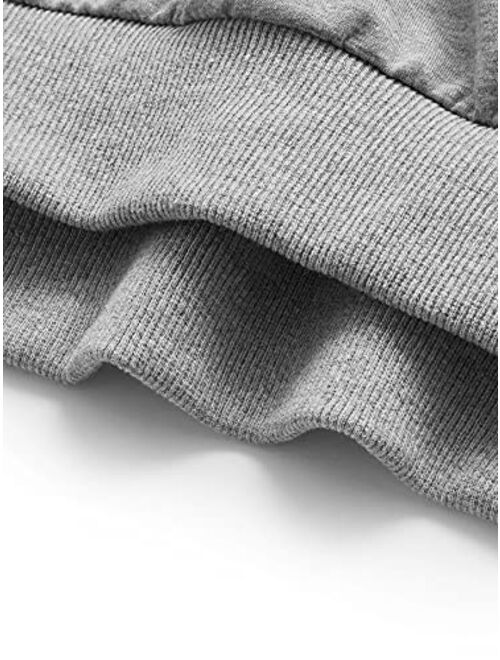 SweatyRocks Women's Hoodie Letter Print Long Sleeve Hooded Sweatshirt Pullover Top