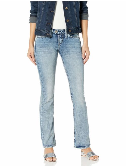 Silver Jeans Co. Women's Tuesday Low-Rise Slim Bootcut Jeans