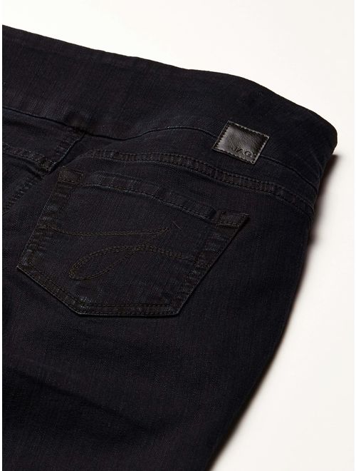 Jag Jeans Women's Petite Peri Pull On Straight Leg Jean