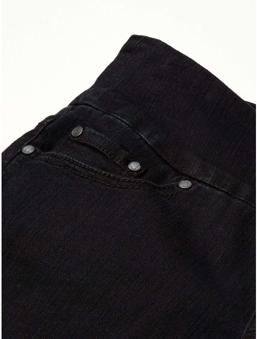 Jag Jeans Women's Petite Peri Pull On Straight Leg Jean