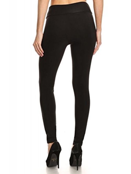 ShoSho Womens Skinny Pants Slim Fit Trousers with Pockets and Zippers Treggings Dressy Bottoms