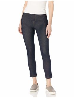 No nonsense Women's Denim Capri Leggings With Pockets