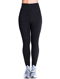 Women's Soft Ankle Length Footless Elastic Leggings Pants